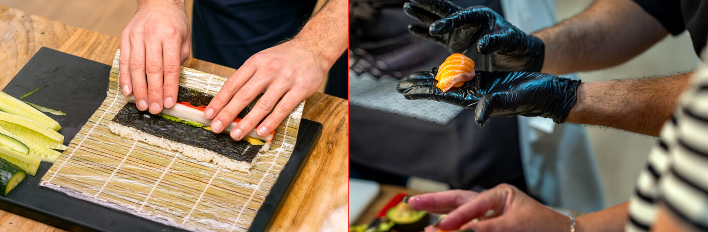 Sushi making class